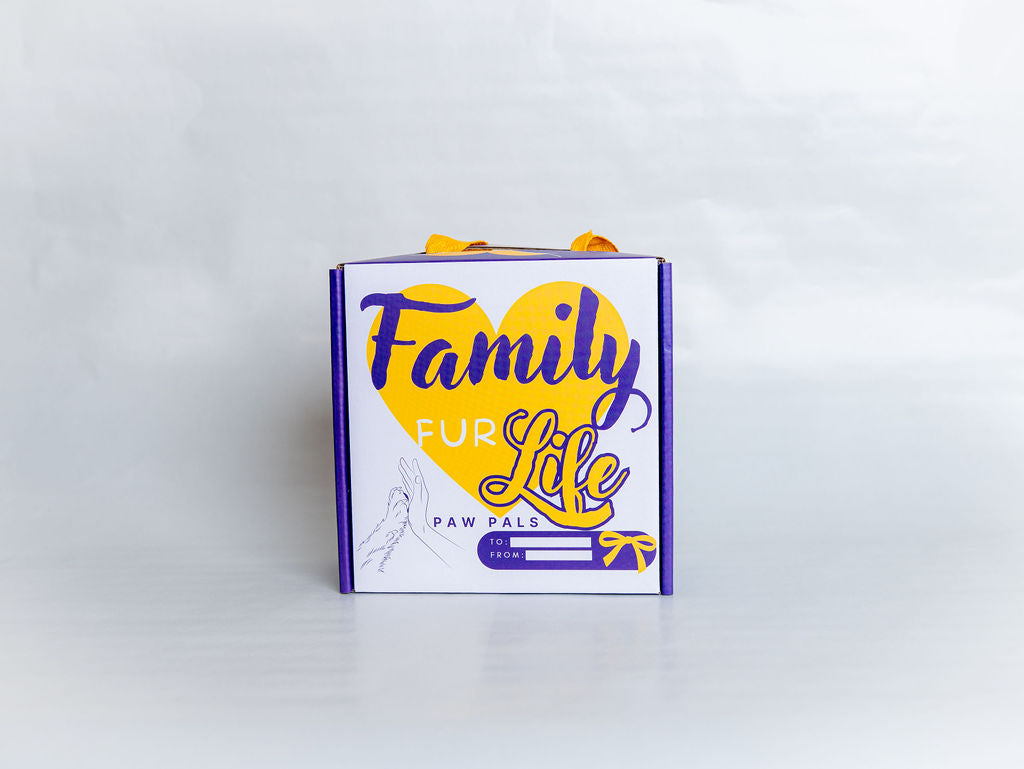 Family Fur Life – Paw Pals Donation Box (Gift One to a Shelter Dog When You Purchase Specific Items)