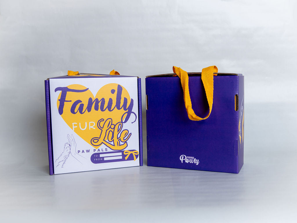 Family Fur Life – Paw Pals Donation Box (Gift One to a Shelter Dog When You Purchase Specific Items)