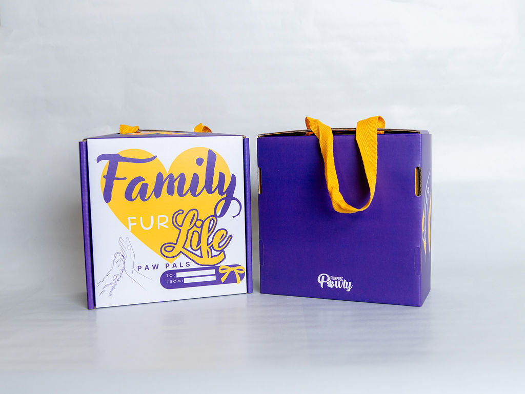Family Fur Life – Paw Pals Donation Box (Gift One to a Shelter Dog When You Purchase Specific Items)