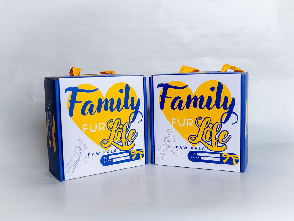 Family Fur Life – Paw Pals Donation Box (Gift One to a Shelter Dog When You Purchase Specific Items)