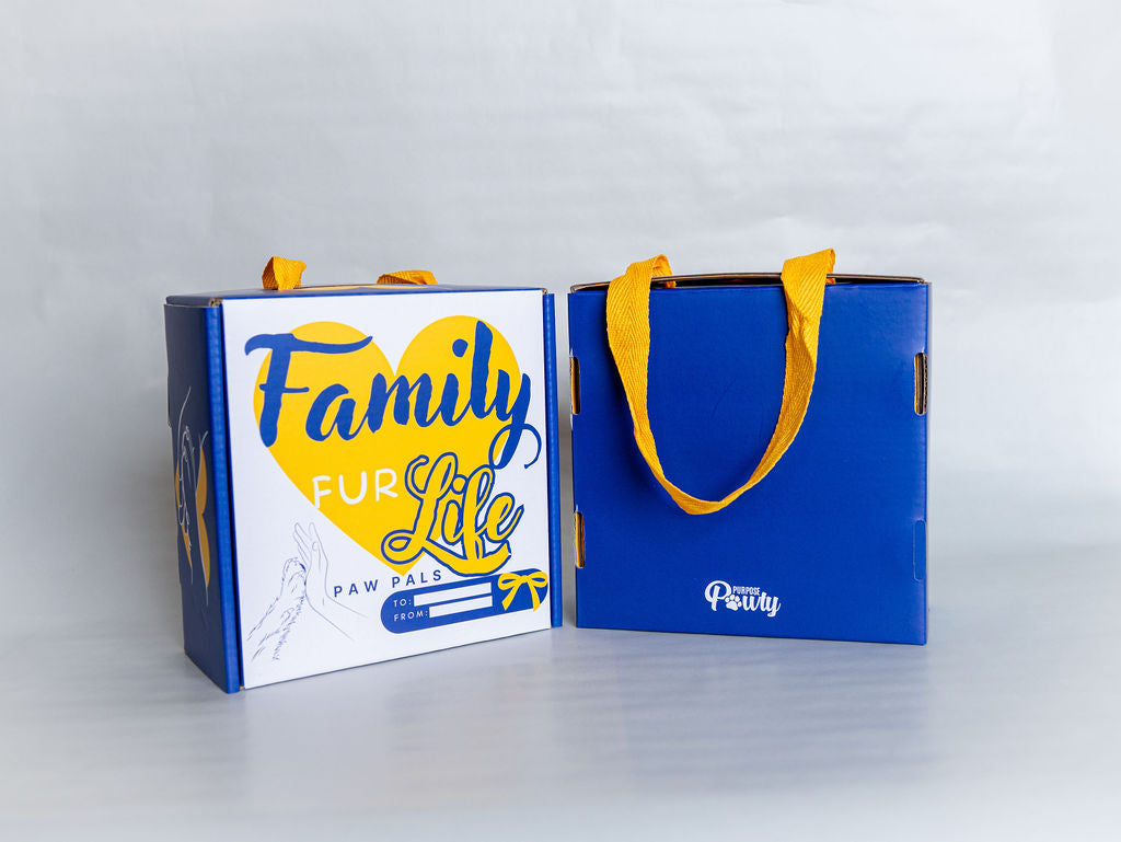 Family Fur Life – Paw Pals Donation Box (Gift One to a Shelter Dog When You Purchase Specific Items)